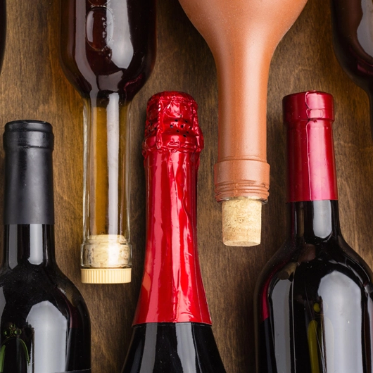 Bottles of wine