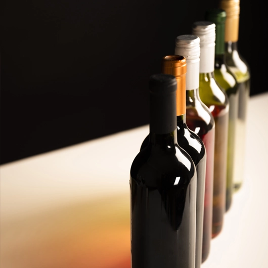 Bottles of wine