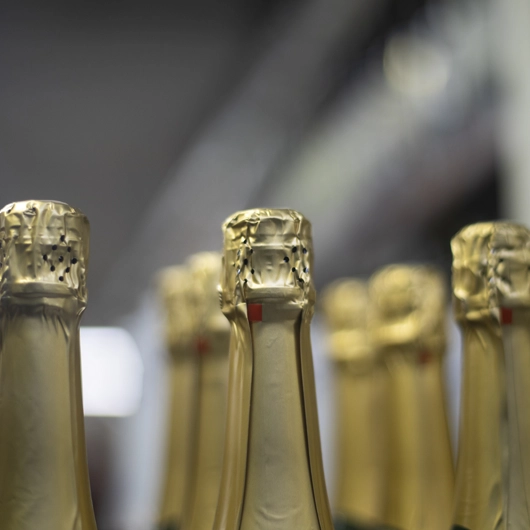 Bottles of champaign